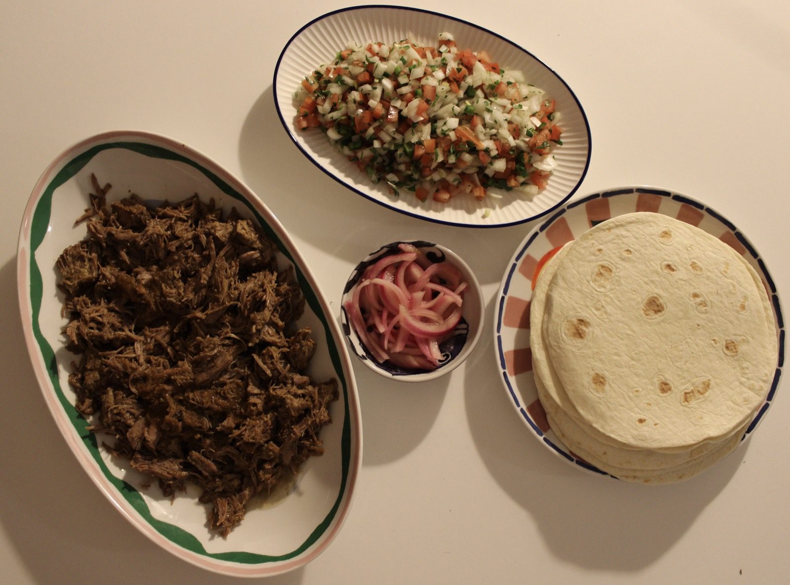 Pulled beef tacos