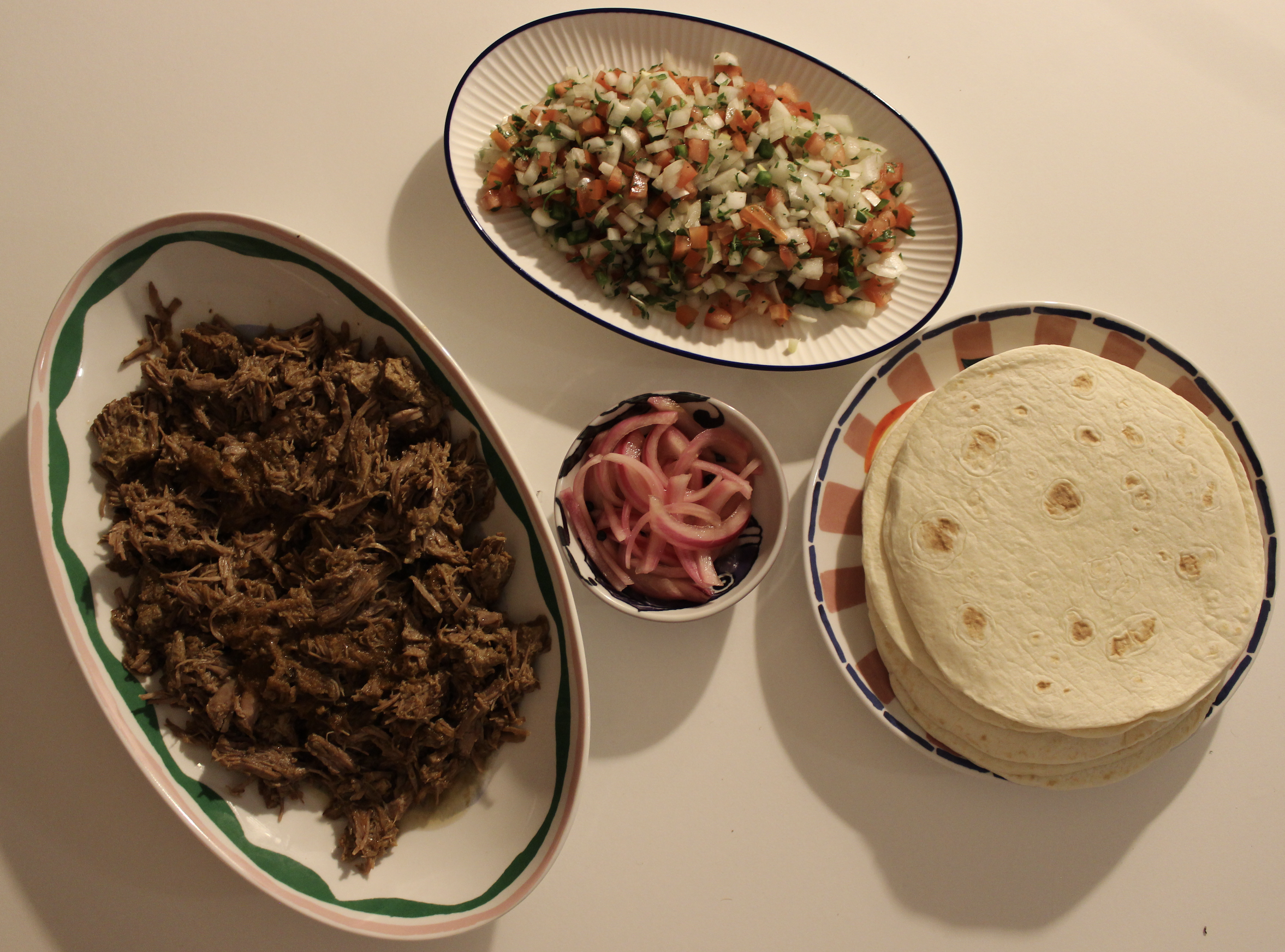 Pulled beef tacos